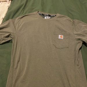 Carhartt green shirt